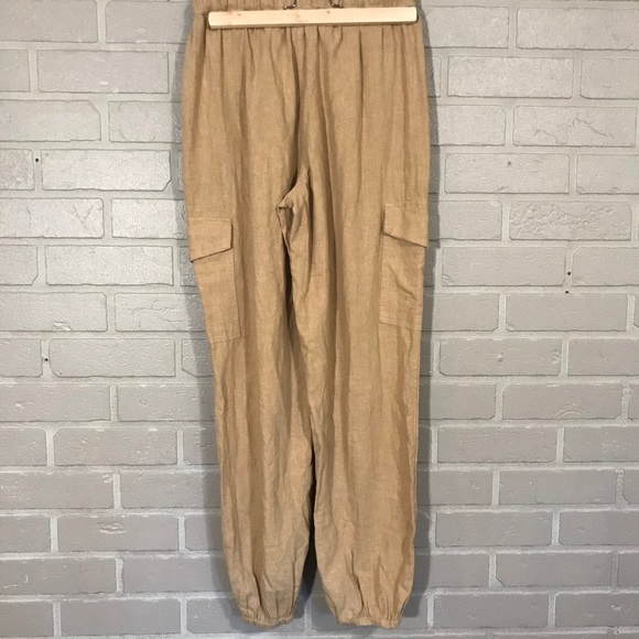 aerie linen cargo jogger - Picture 2 of 6